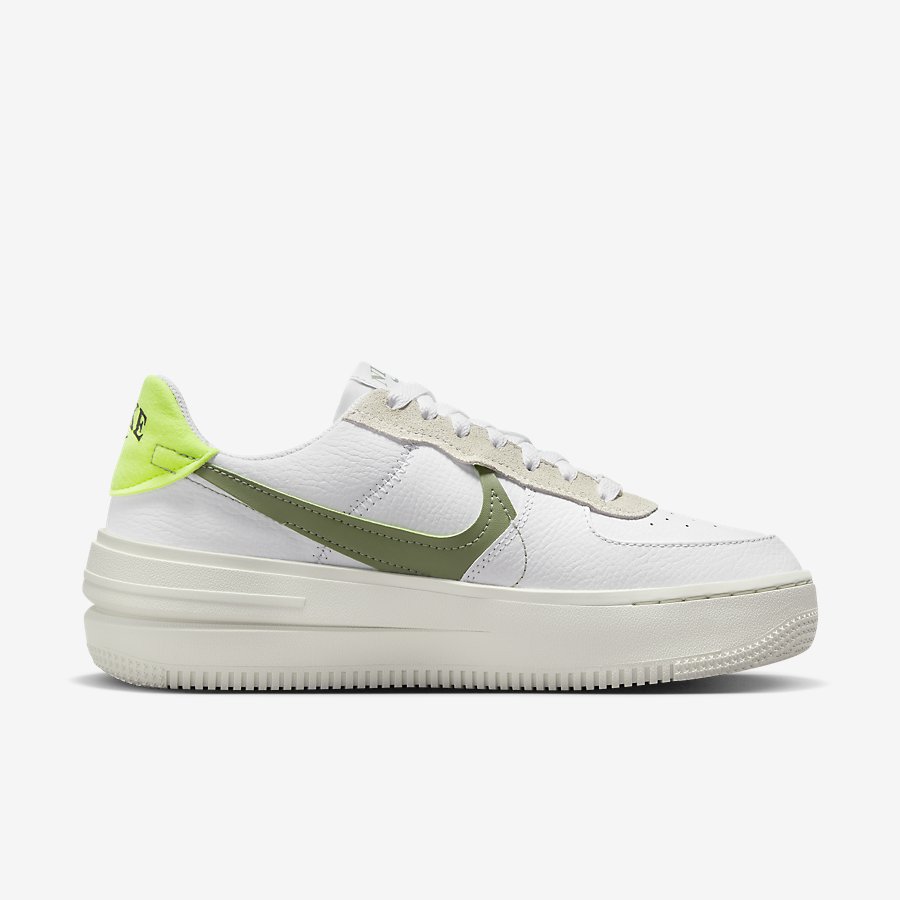 Giày Nike Air Force 1 PLT.AF.ORM Nữ Trắng Xanh